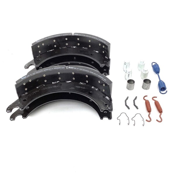 Brake Shoe Kit - Two Lined Brake Shoes With Hardware, New,, Ex, 23000 Gawr